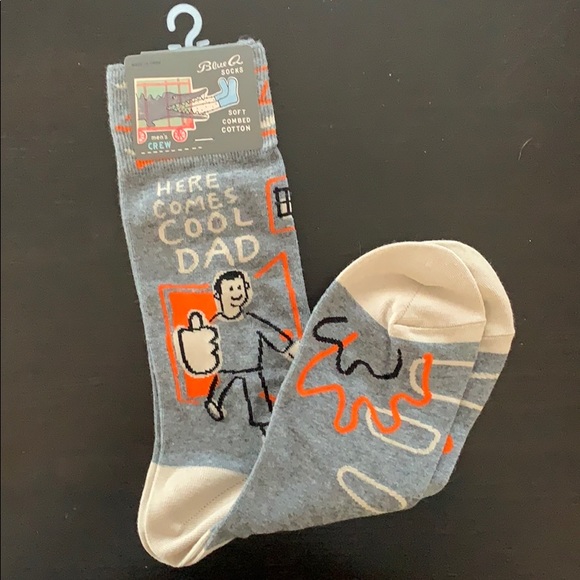 Funny Here Comes the Trouble Gift Cotton Blue Q Women/'s Crew Socks Novelty